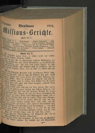 Dezember 1904.