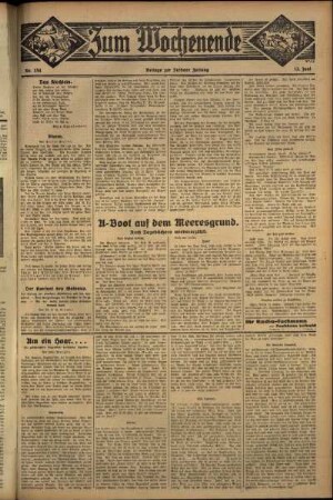 Dritte Ausgabe vom Sonntag, den 12. Juni 1932.