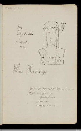 Gedichte 2. Band – [Handschrift] - StGA-Kronberger I,0118