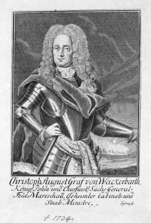 Bildnis des Ministers und Feldmarschalls Christoph August Graf von Wackerbarth
