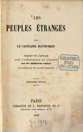Les peuples étranges