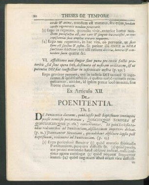 Ex Articulo XII. De Poenitentia.