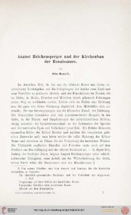 12: August Reichensperger und der Kirchenbau der Renaissance