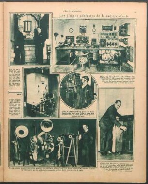 Los últimos adelantos de la radiotelefonía [Fotografías]