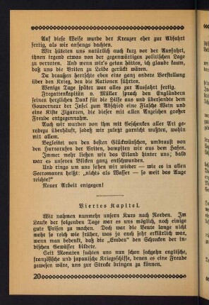 20-26, Viertes Kapitel.