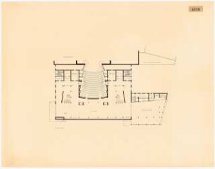 Oper, Hannover Innenausbau: Grundriss Parkett, ca. 1:200