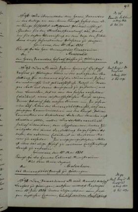 Approbation des Mediziners Doktor Berthold.