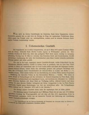 Geschäftsbericht der Direction der Deutschen Bank : für d. Zeit ..., 4. 1873, Jan. - Dez. (1874)