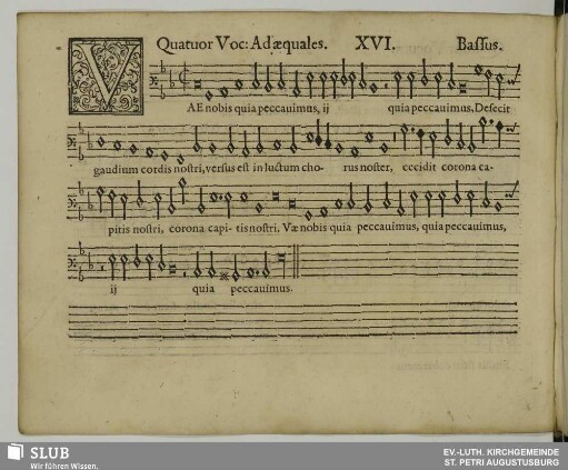XVI. Vae nobis quia peccavimus