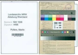 Entnazifizierung Martin Polfers , geb. 10.09.1908 (Schlosser)