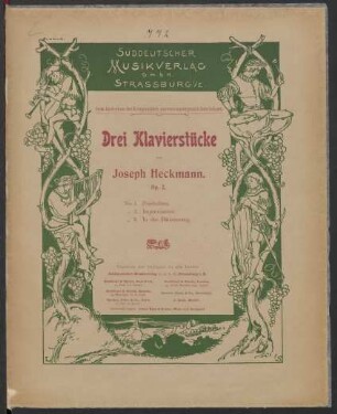 Drei Klavierstücke op. 2