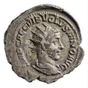 Münze, Antoninian, 253 n. Chr.