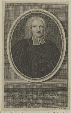 Bildnis des Carolus Gottlob Hofmann