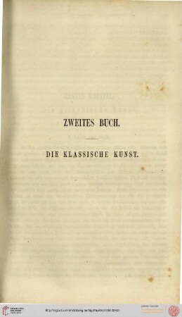 Zweites Buch. Die klassische Kunst