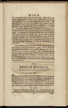 Zum Fünften Abschnitt.