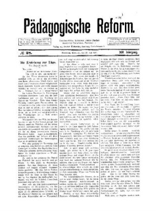 Die Erziehung zur Lüge : (Schluß folgt)