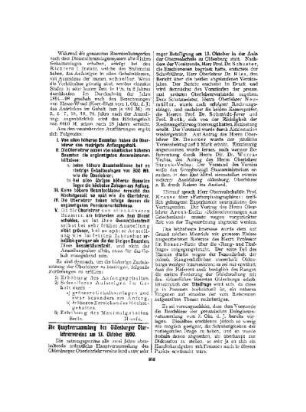 Die Hauptversammlung des Oldenburger Oberlehrervereins am 13. Oktober 1900