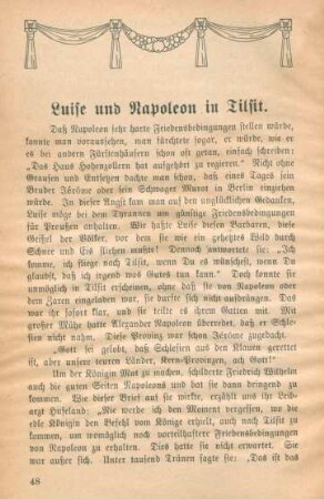 Luise und Napoleon in Tilsit