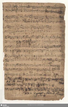 Ach mein Jesus ist verloren - Mus.2-E-549 : V (4), orch, bc