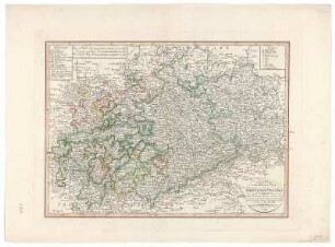 Güssefeld, F. L.: Karte vom Obersächsischen Reichskreis, ca. 1:700 000, Kupferstich, 1798
