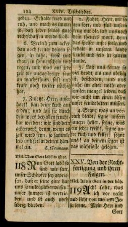 XXV. Von der Rechtfertigung und ihren Folgen