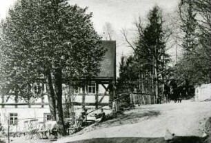 Triebischtal-Semmelsberg. Preiskermühle, Ansichtskarte, Repro (Stadtarchiv Meißen)