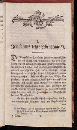 I. Jerusalems letzte Lebenstage.