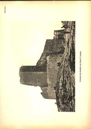 Tafel XXXI Westecke des Kastells von Monte S. Angelo.