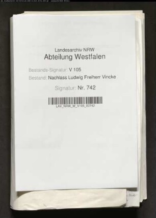 46 Briefe des Sohnes Ernst Vincke