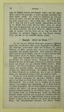 England. Alfred der Große