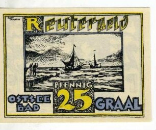 Geldschein / Notgeld, 25 Pfennig, 1922