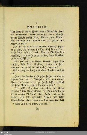 V. Herr Dubois