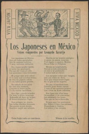 Las japoneses en México : Viva Japon viva México