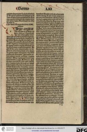 De sancta Margeretha, sermo lxi, Wann x.