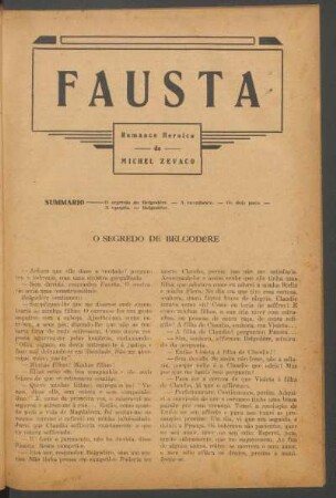 Fausta : Romance heróico
