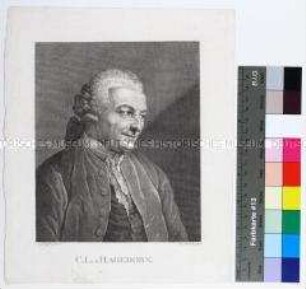 Porträt des Kunsttheoretikers, Kunstsammlers und Diplomaten Christian Ludwig von Hagedorn
