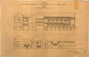 Fischer, Theodor; Baden-Baden; Restaurant Konversationshaus - Schnitte