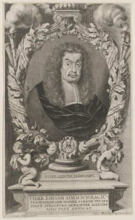 Bildnis des Iohann Adam Schrag