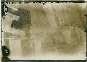 Foto des Geländes nordwestlich von Vaux (Luftbild)