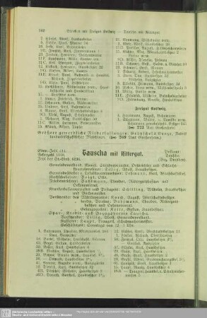 Tauscha mit Rittergut