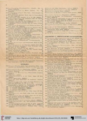 Asiatische u. Orientalisches Kunstgewerbe (Nr. 542-616)