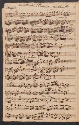 Polonaisen; cl, orch; B-Dur