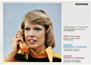 Siemens Telefonanlage 2-10 electronic (Gebrauchsanweisung)