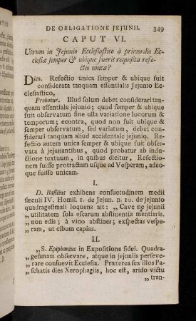 349-384, Caput VI. - Caput VII.