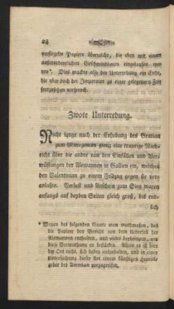 Zwote Unterredung