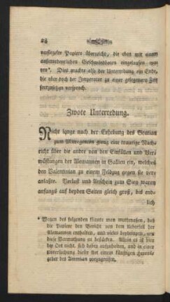 Zwote Unterredung