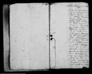 Testamentsakte des Johann Simon Koch