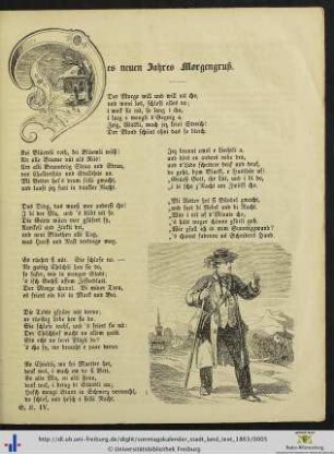 Des neuen Jahres Morgengruß.
