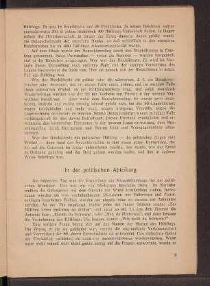 In der politischen Abteilung
