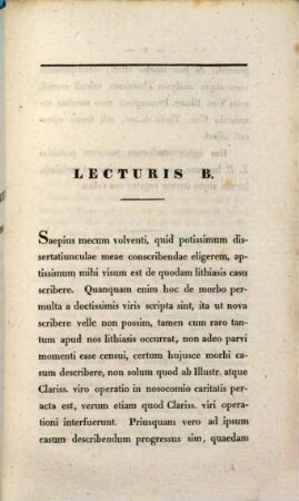 Quaedam de urolithis : Diss. inaug. patholog. med.